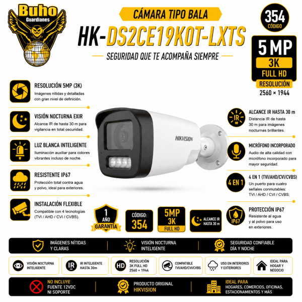 354-TURBO 8.0 BULLET 3K AUDIO 2 VIAS & SIRENA IR80M 6MM