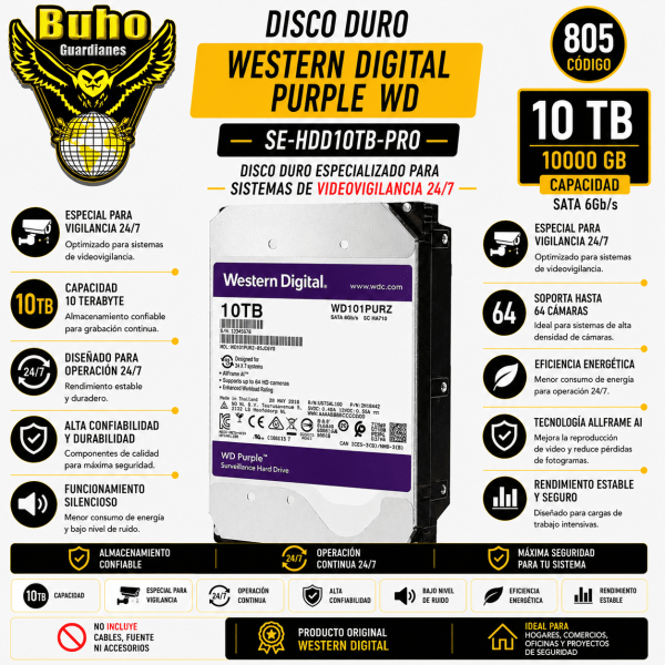 805-DISCO DURO PURPLE PRO WD 10 TERAS
