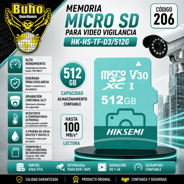 207-MEMORIA MICRO SD 512GB NEO LUX