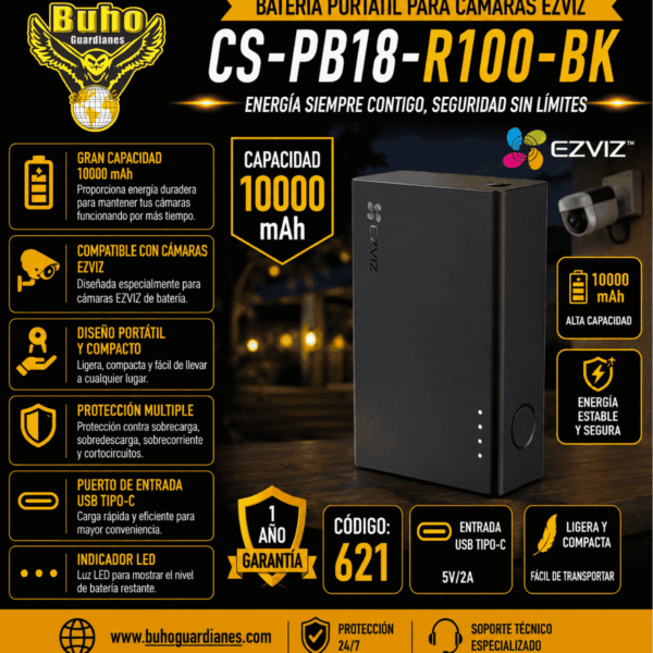 CS-PB18-R100-BK