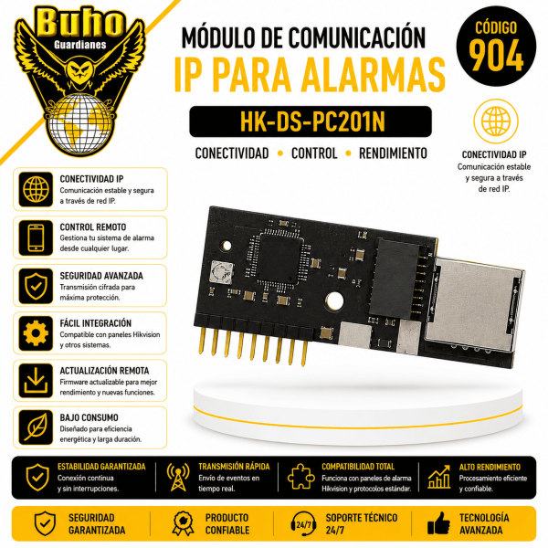 904-AX HOME MODULO LAN PARA PANELES DS-PA201-KIT