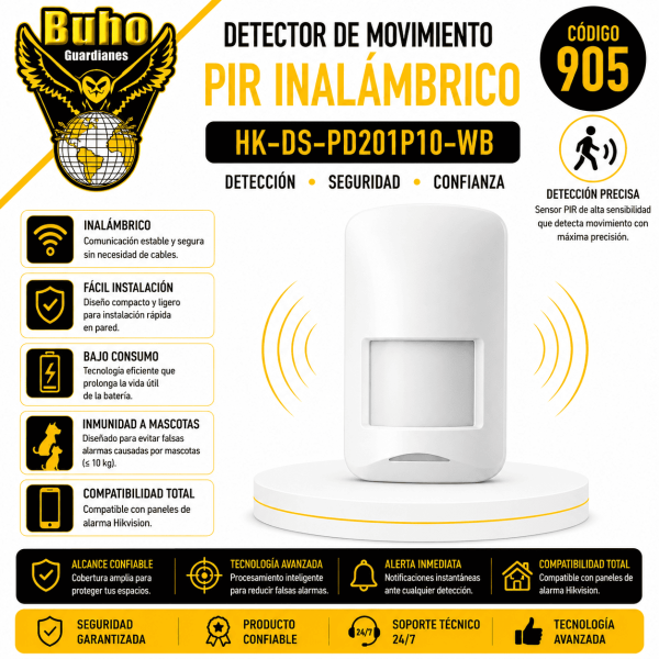 905-AX HOME PIR INALAMBRICO