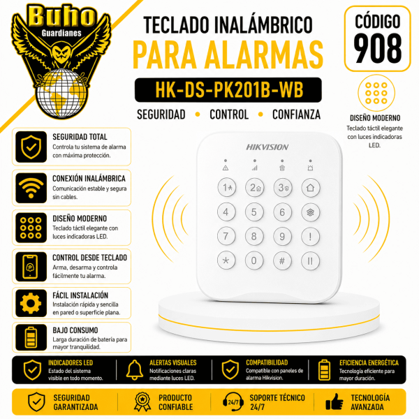 908-AX HOME TECLADO INALAMBRICO