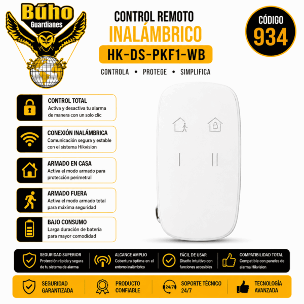 934 - AX-PRO PULSADOR INALAMBRICO DE ARMADO Y DESARMADO