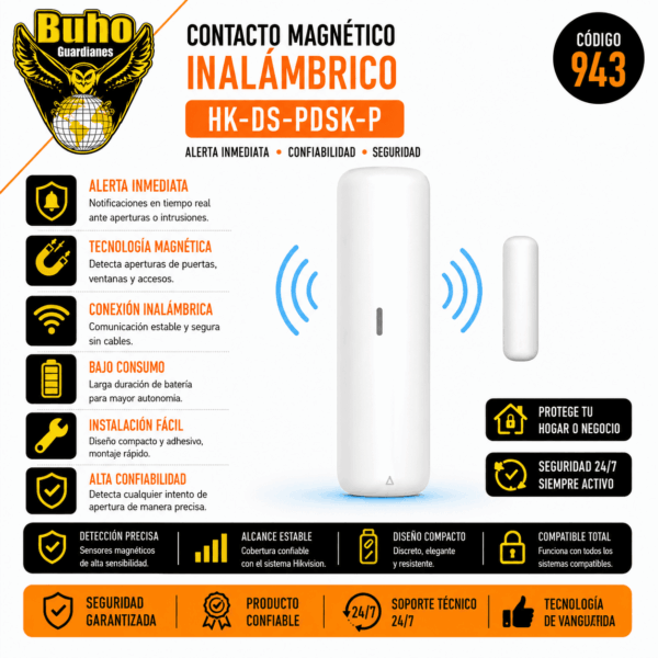 943 - SENSOR DE IMPACTO CABLEADO