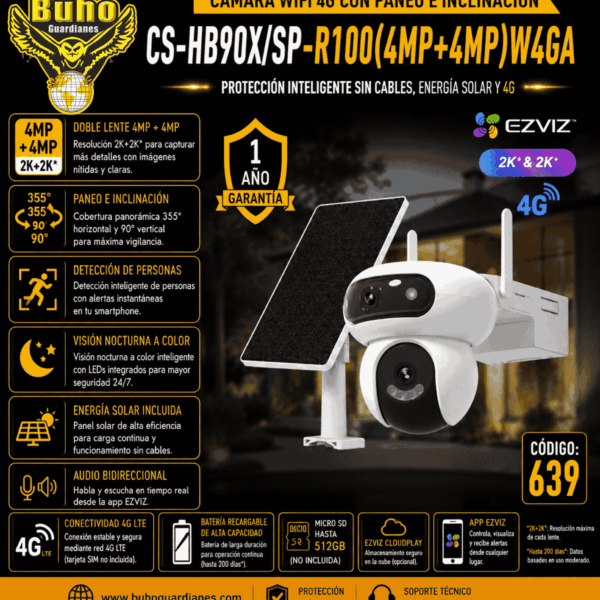 CS-HB90X/SP-R100(4MP+4MP)W4GA