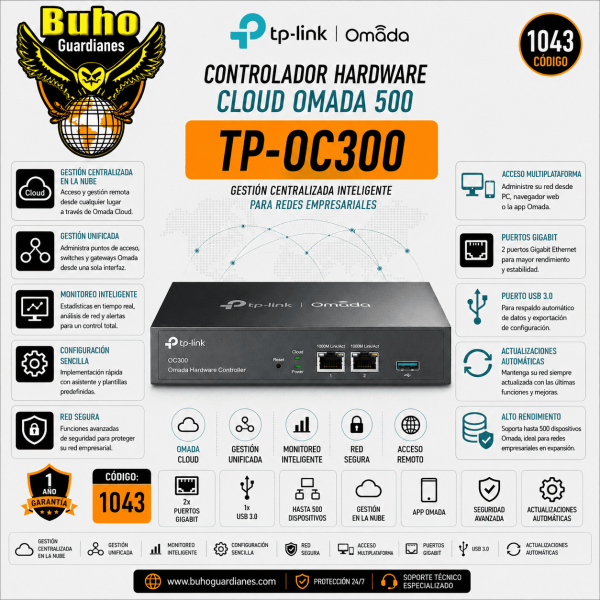 1043-CONTROLADOR CLOUD OMADA BUSINESS 2