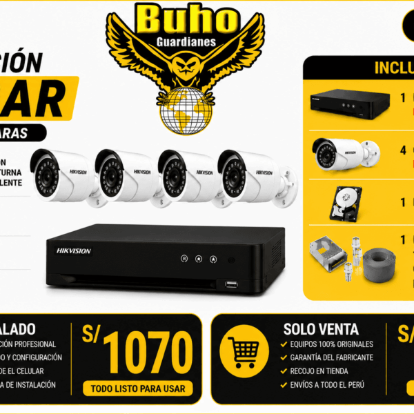 kit de 4 camaras