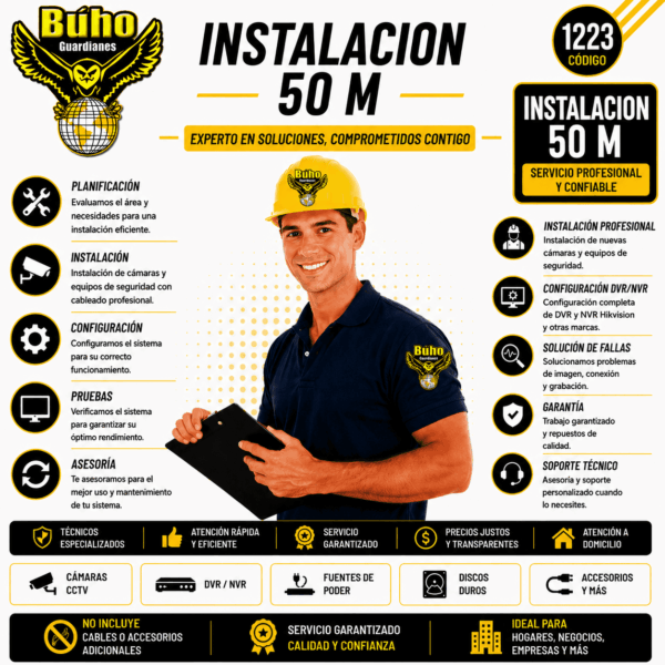 1223 - INSTALACION 50M