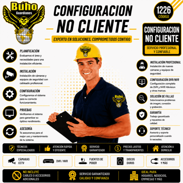 1226 - CONFIGURACION NO CLIENTE