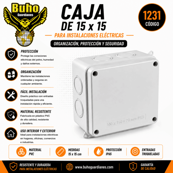 1231 - CAJA DE 15 X 15